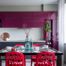 The combination of colors in the interior of the kitchen-2