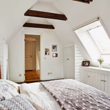 Modern design options for the attic-1