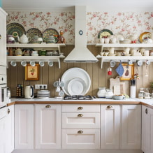 How to decorate the interior of the kitchen in the country? -3