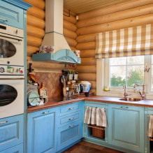 How to decorate the interior of the kitchen in the country? -4