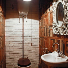 Paano palamutihan ang isang loft-style toilet? -0