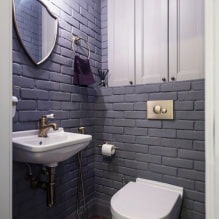 How to decorate a loft-style toilet? -2
