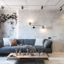 What materials are suitable for loft-style wall decoration? -3