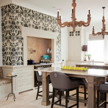 Wallpaper for the kitchen: tips for choosing, photos and design ideas-0
