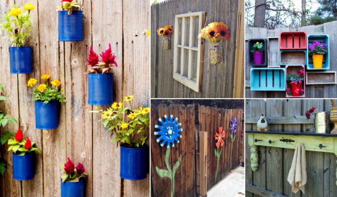 10 easiest ways to decorate an ugly fence