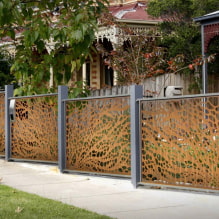 Which fence is better to put in a private house? -0