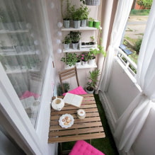 How beautiful to decorate a small balcony-0
