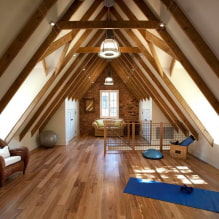 How to decorate a room in the attic? -0