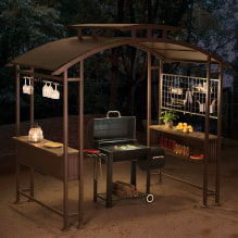 How to equip a barbecue area in the country? -5