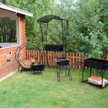 How to equip a barbecue area in the country? -8