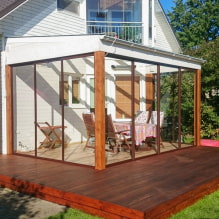 A veranda kiterjesztése a házra: kilátások, fotók belül és tervezési ötletek-1