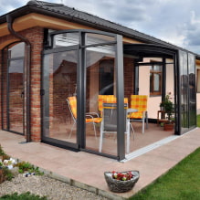 Extension of the veranda to the house: views, photos inside and design ideas-4