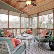 A veranda kiterjesztése a házra: kilátások, fotók belül és tervezési ötletek-3
