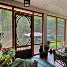 A veranda kiterjesztése a házra: kilátások, fotók belül és tervezési ötletek-5