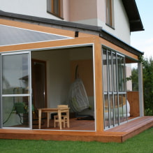 A veranda kiterjesztése a házra: kilátások, fotók belül és tervezési ötletek-6