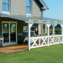 A veranda kiterjesztése a házra: kilátások, fotók belül és tervezési ötletek-7