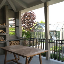 A veranda kiterjesztése a házra: kilátások, fotók belül és tervezési ötletek-8