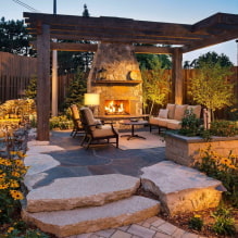 What is a patio? Types, design ideas and photos at their summer cottage-0