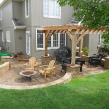 What is a patio? Types, design ideas and photos at their summer cottage-1
