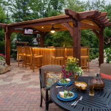 What is a patio? Types, design ideas and photos at their summer cottage-2