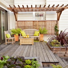 What is a patio? Types, design ideas and photos at their summer cottage-8