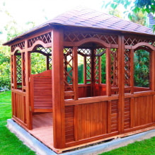 How to equip a gazebo for a summer residence? -2