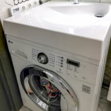 Waschbecken über der Waschmaschine-3