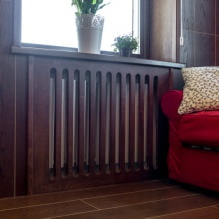 How to hide radiators and heating pipes: 15 discreet camouflage solutions