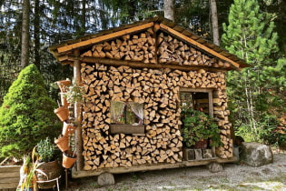 10 Ideen zum Stapeln von Brennholz