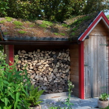 How to build a woodshed for a summer residence - step by step instructions and ideas for inspiration-5
