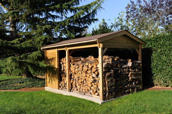 How to build a woodshed for a summer residence - step by step instructions and ideas for inspiration
