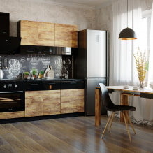 Features of the design of the kitchen under the tree-4