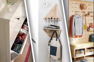 How to store things in a small hallway?