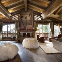 Chalet in the interior: style description, choice of colors, furniture, textiles and decor-8