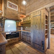 Chalet in the interior: description of style, choice of colors, furniture, textiles and decor-7