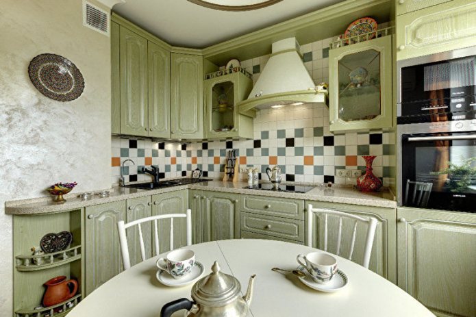 Olive kitchen design