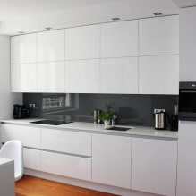 Design features of a glossy kitchen-1
