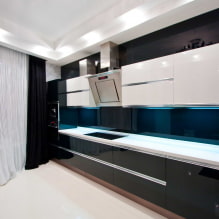 Design features of a glossy kitchen-2