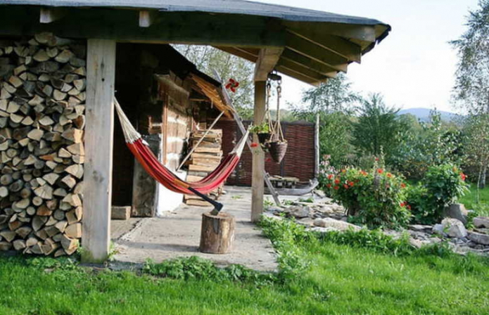 Hammock for summer cottages, manufacturing instructions
