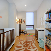 How to equip a narrow children's room? -1