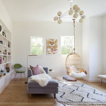 How to choose and use a hanging chair in the interior? -1
