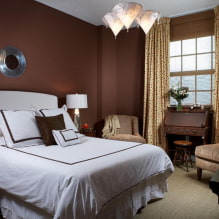 How to decorate a bedroom in warm colors? -1