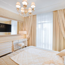 How to decorate a bedroom in warm colors? -3