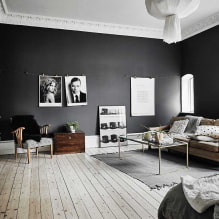 How to decorate an interior in black? -0