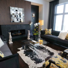 How to decorate an interior in black? -4