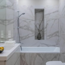 Fürdőszoba design márvány-4