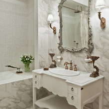 Fürdőszoba design márvány-5