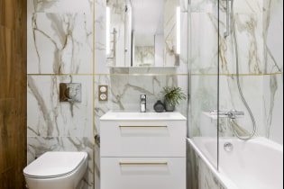 Fürdőszoba design márvány