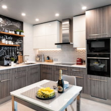 How to equip a kitchen with an area of ​​13 sq m? -3
