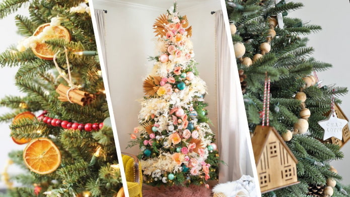 How to decorate a Christmas tree for the New Year 2021?
